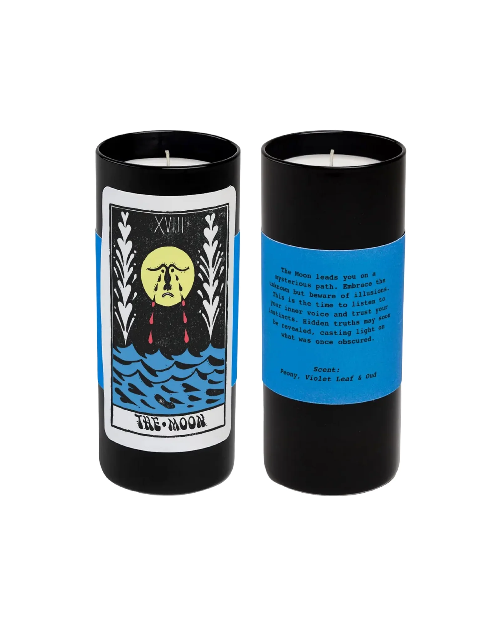 The Moon Tarot Candle