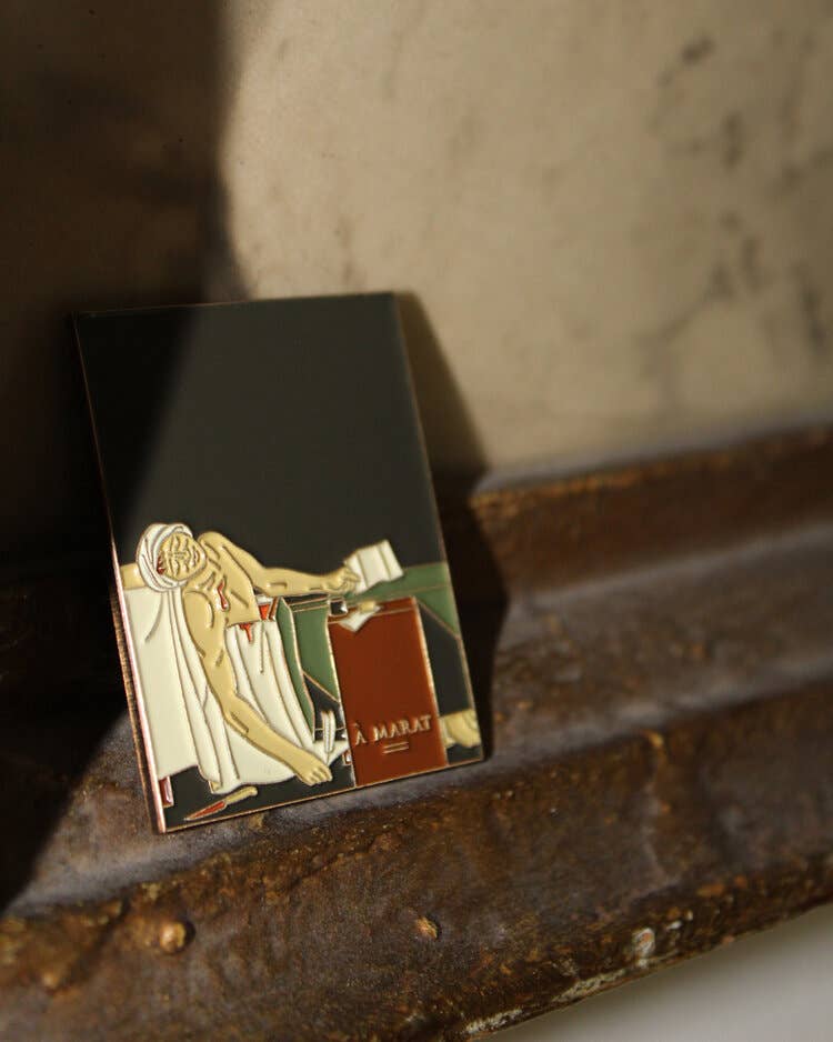 The Death of Marat • Enamel Pin - Image 2