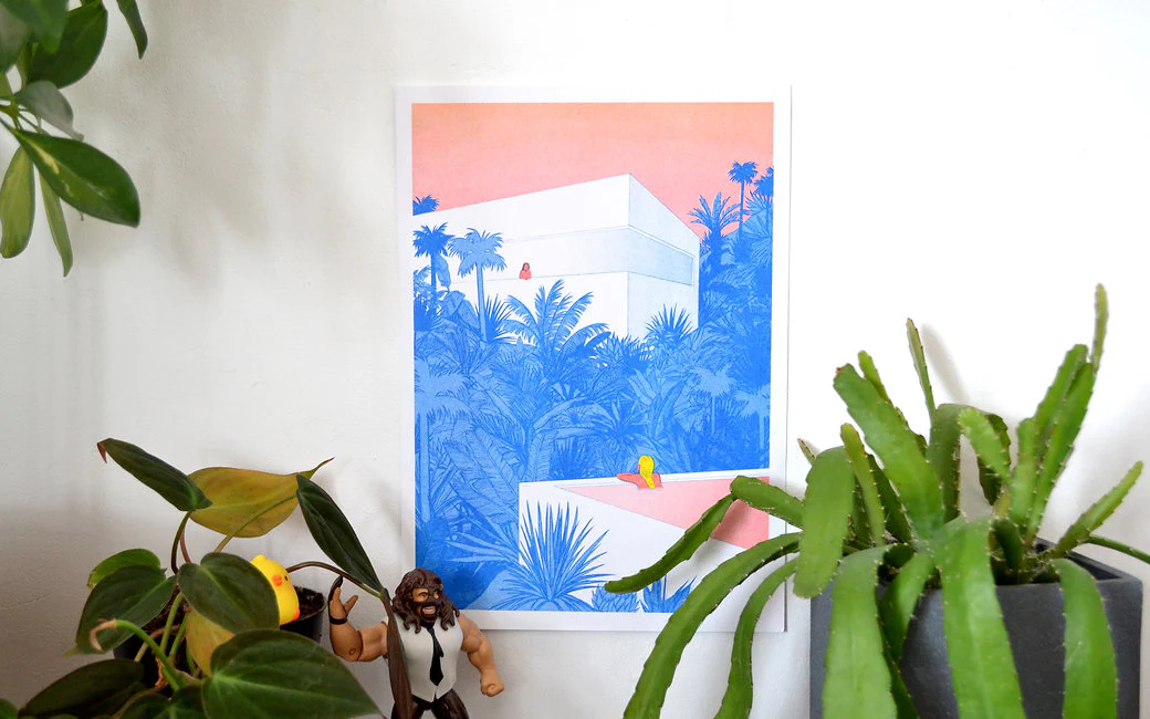 Tropical Risograph Print - Image 3