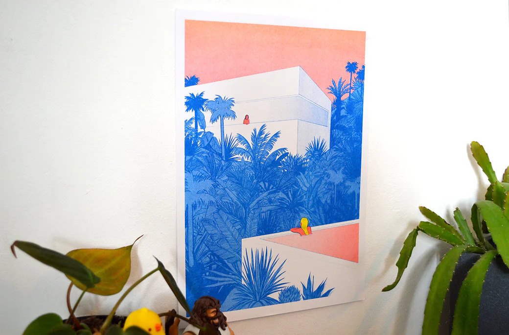 Tropical Risograph Print - Image 4