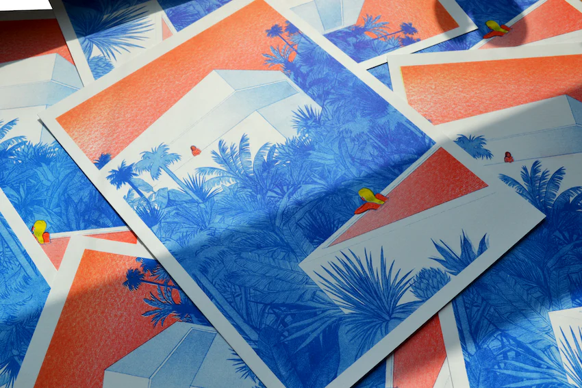 Tropical Risograph Print - Image 5