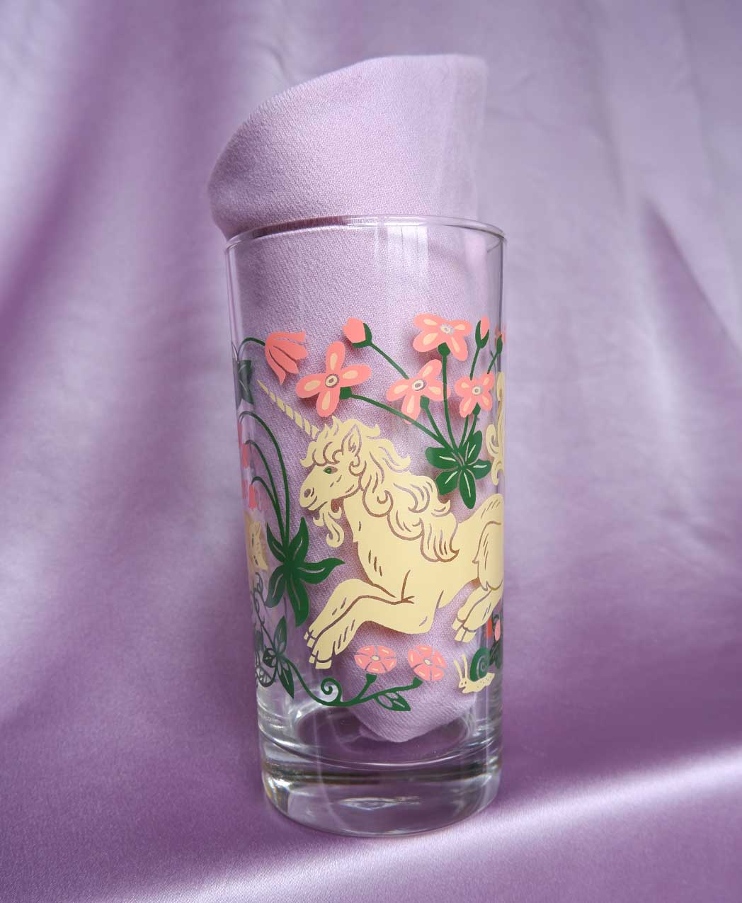Unicorn Garden - Drinking Glass - Image 3
