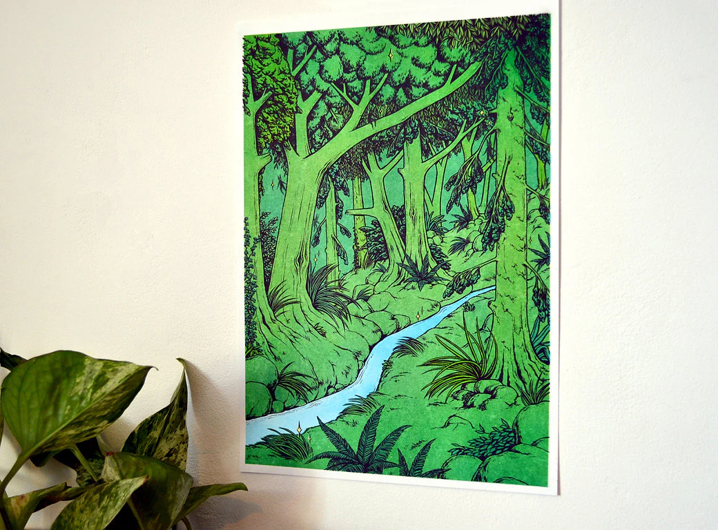 Viridescent Risograph Prints - Image 5