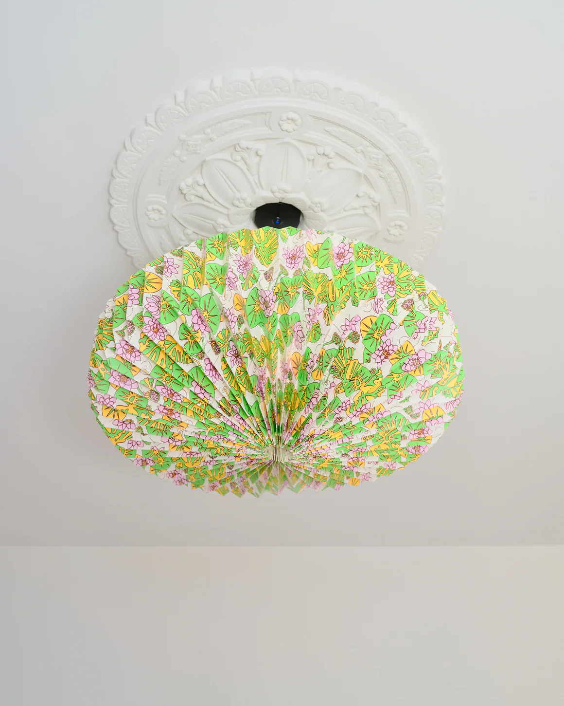 Water Lilies Origami Paper Lightshade - Image 3